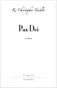 Pax Dei Orchestra sheet music cover